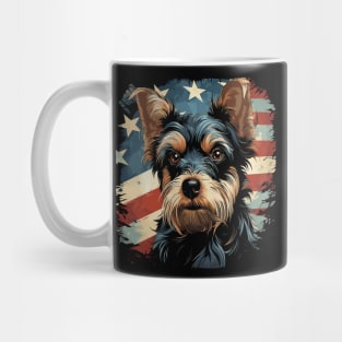 Patriotic Yorkshire Terrier Mug